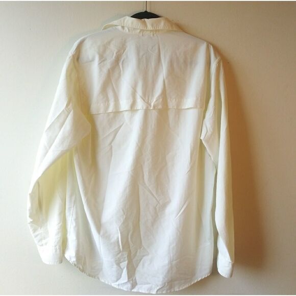 EDDIE BAUER LIGHTWEIGHT TRAVEL SHIRT - CREAM - Picture 2 of 6